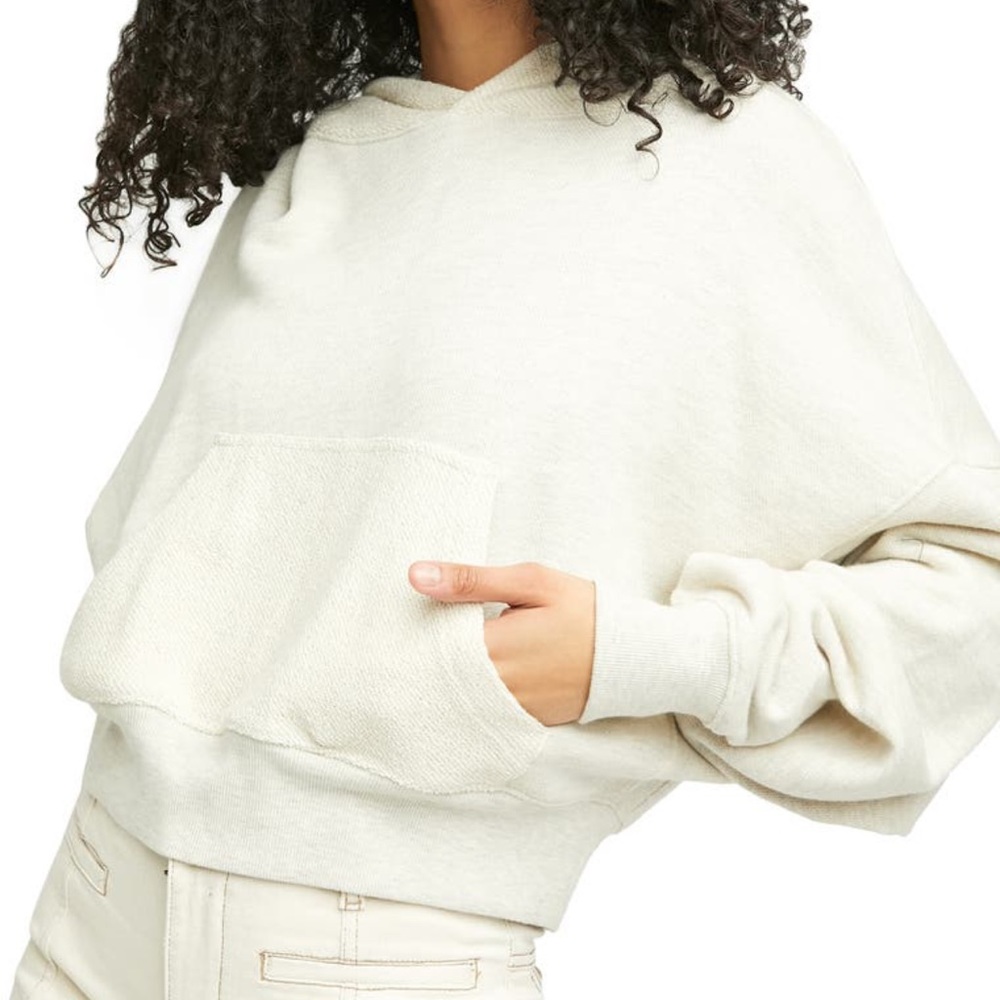Free People Joey Crop Hoodie